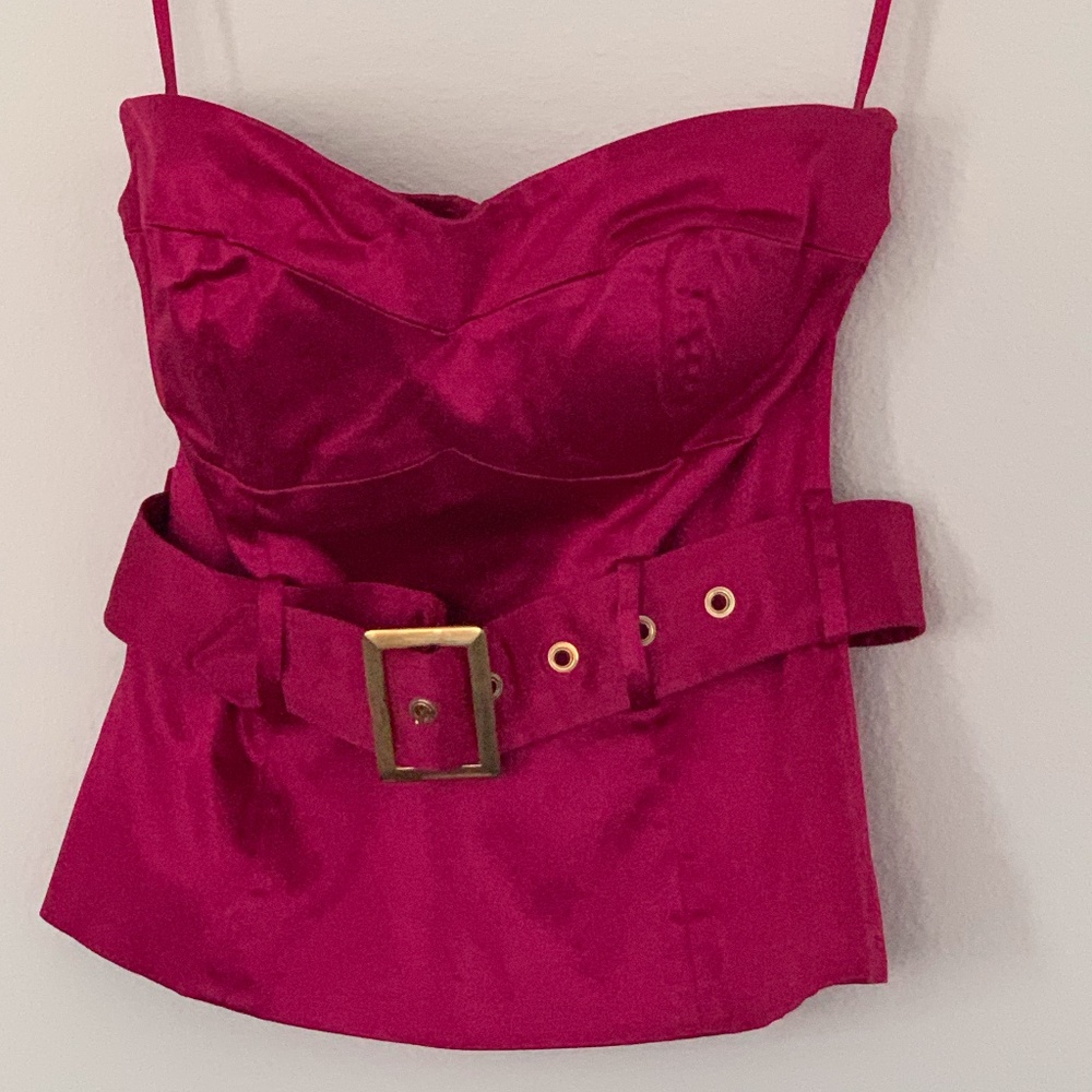 Fuchsia top